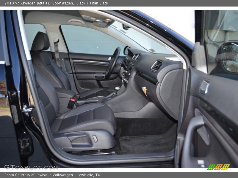 Black / Titan Black 2010 Volkswagen Jetta TDI SportWagen