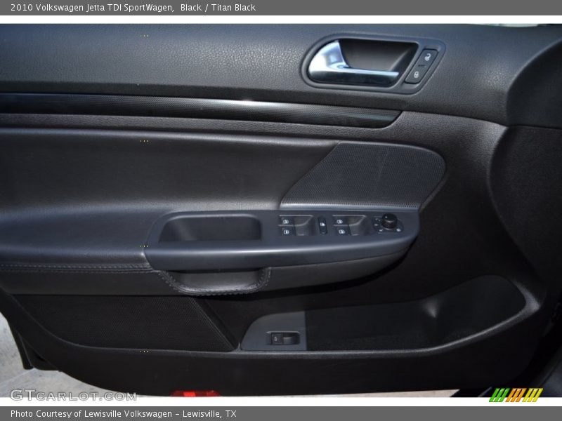 Black / Titan Black 2010 Volkswagen Jetta TDI SportWagen