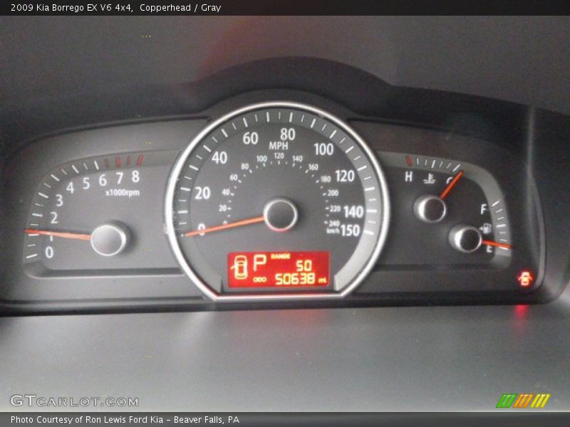 Copperhead / Gray 2009 Kia Borrego EX V6 4x4