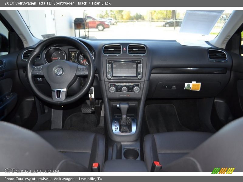 Black / Titan Black 2010 Volkswagen Jetta TDI SportWagen