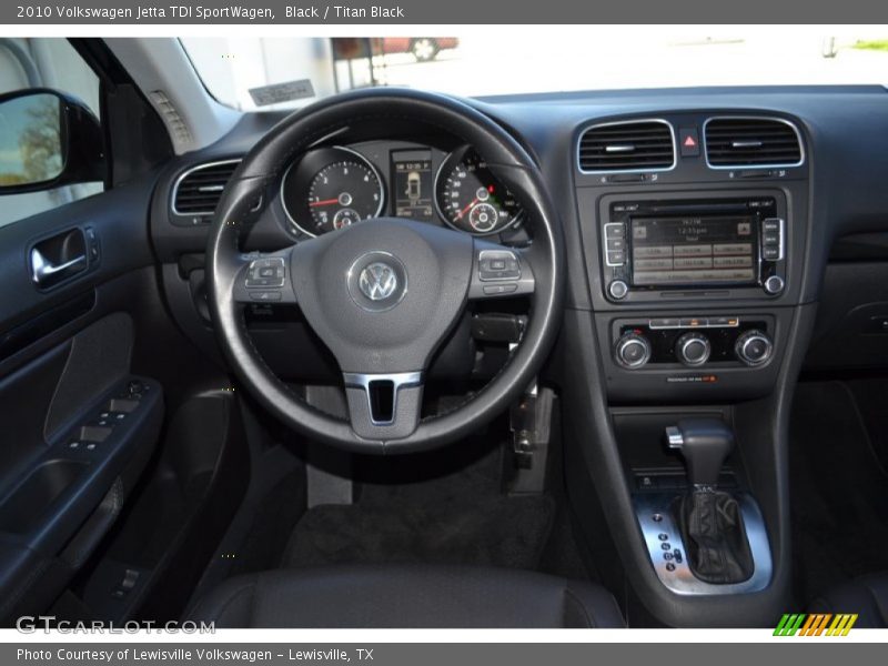 Black / Titan Black 2010 Volkswagen Jetta TDI SportWagen