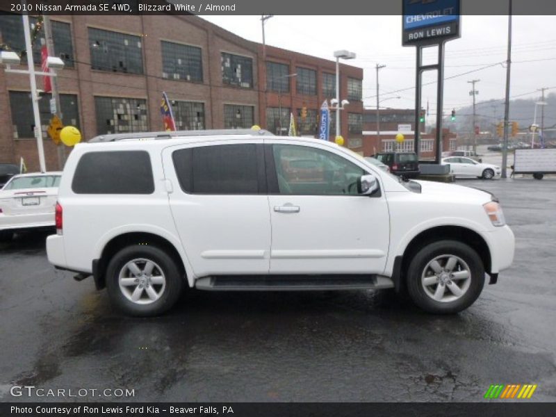 Blizzard White / Almond 2010 Nissan Armada SE 4WD