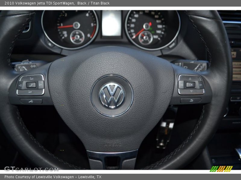 Black / Titan Black 2010 Volkswagen Jetta TDI SportWagen