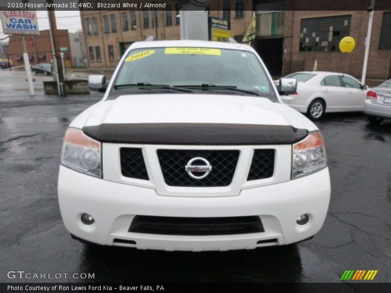 Blizzard White / Almond 2010 Nissan Armada SE 4WD