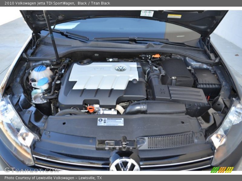 Black / Titan Black 2010 Volkswagen Jetta TDI SportWagen