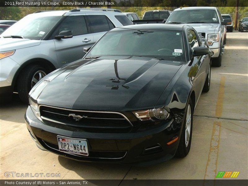 Ebony Black / Charcoal Black 2011 Ford Mustang V6 Coupe