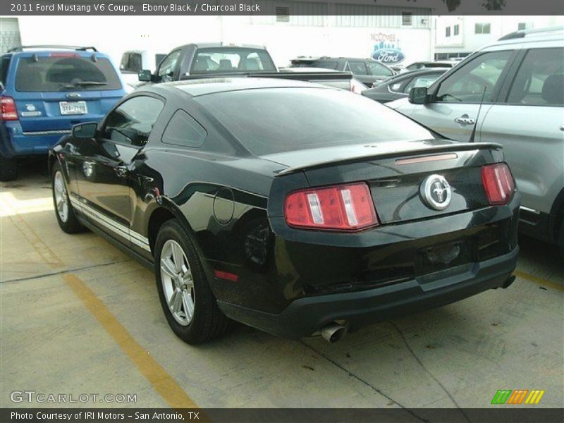 Ebony Black / Charcoal Black 2011 Ford Mustang V6 Coupe