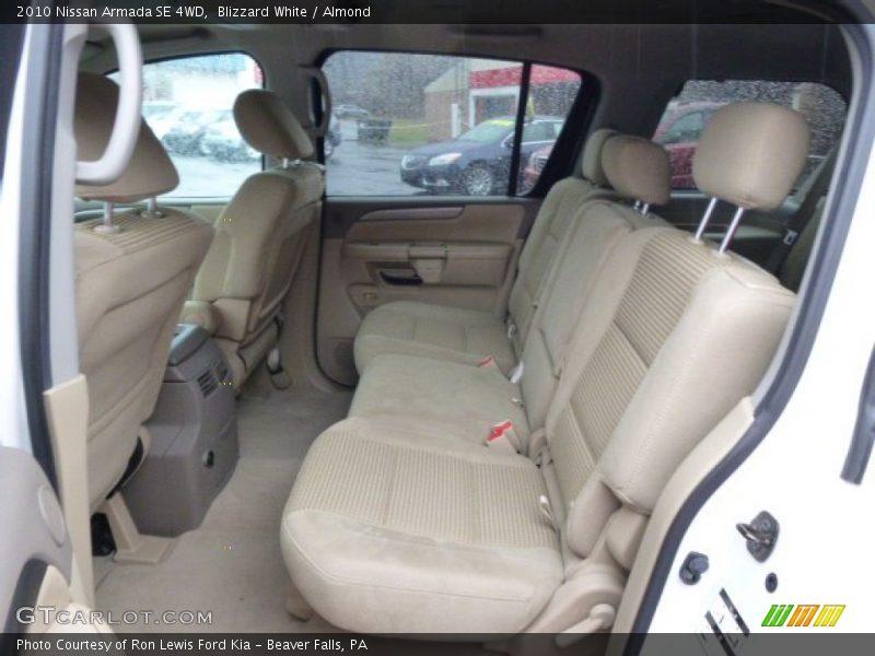Blizzard White / Almond 2010 Nissan Armada SE 4WD