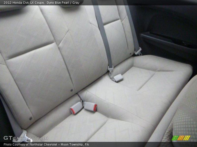 Dyno Blue Pearl / Gray 2012 Honda Civic LX Coupe