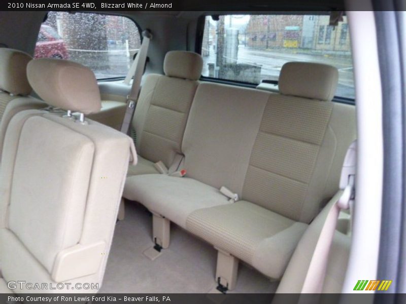 Blizzard White / Almond 2010 Nissan Armada SE 4WD