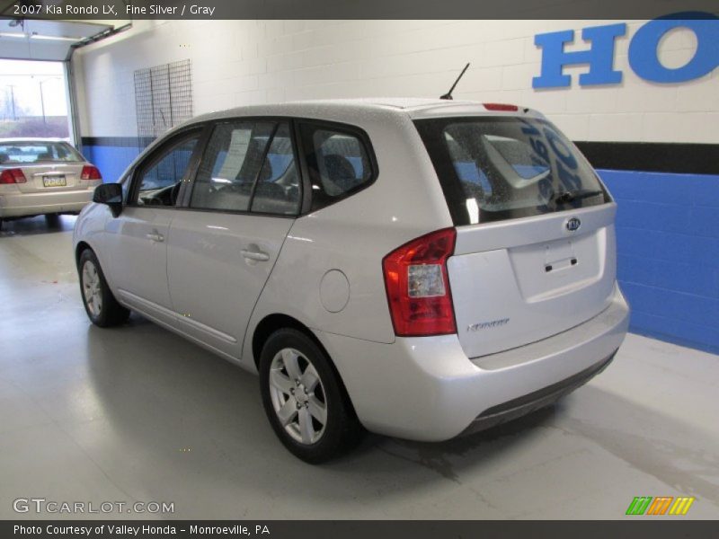 Fine Silver / Gray 2007 Kia Rondo LX