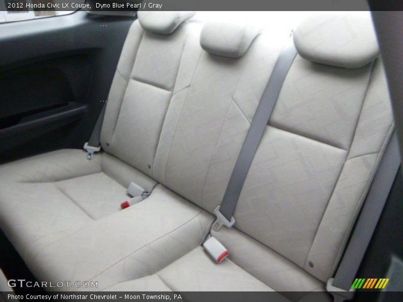 Dyno Blue Pearl / Gray 2012 Honda Civic LX Coupe