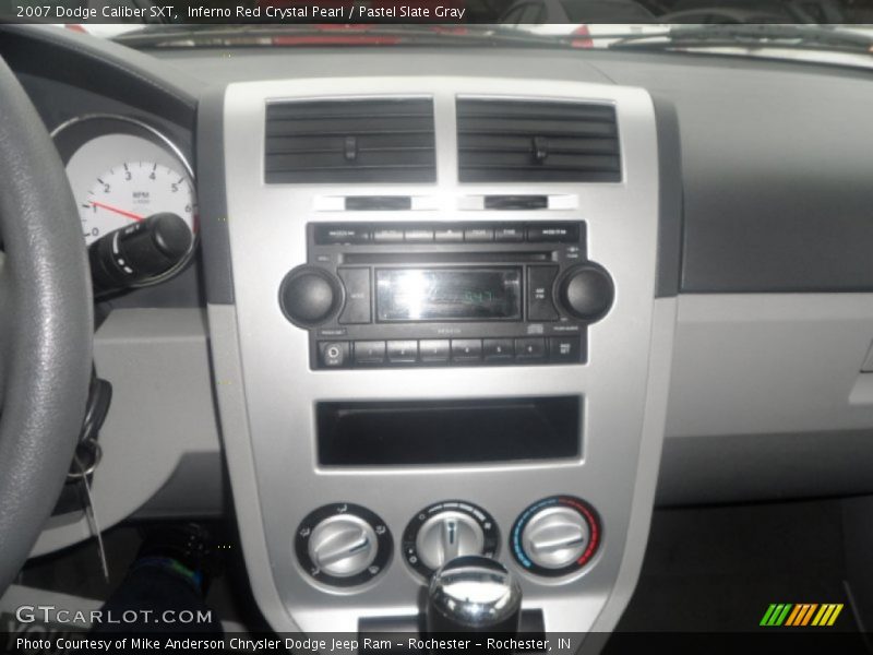 Inferno Red Crystal Pearl / Pastel Slate Gray 2007 Dodge Caliber SXT