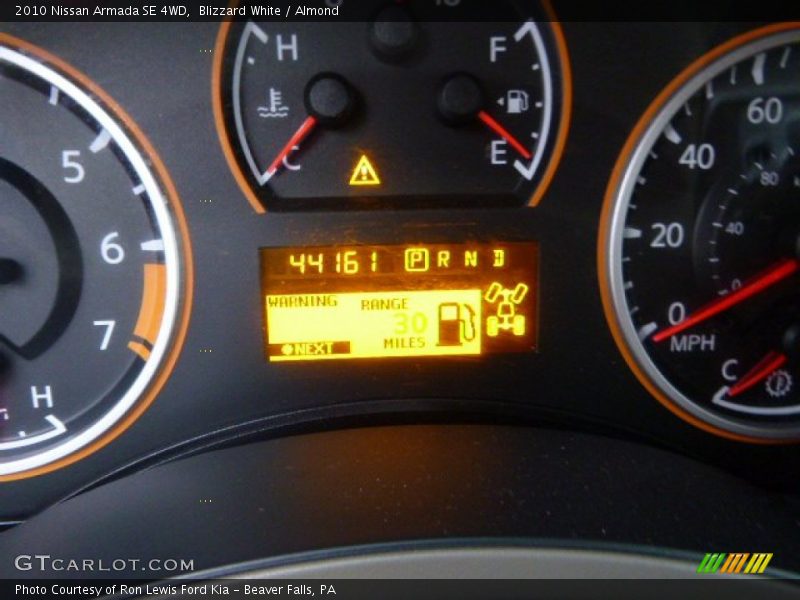 Blizzard White / Almond 2010 Nissan Armada SE 4WD