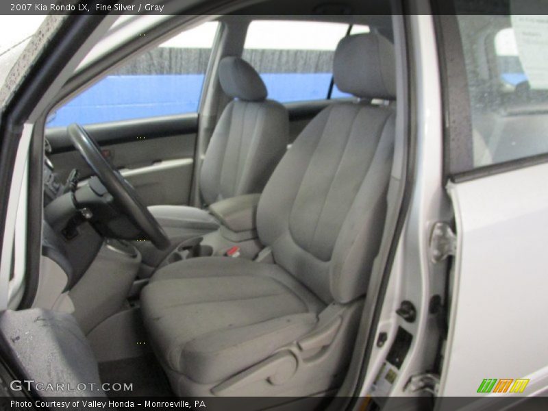 Fine Silver / Gray 2007 Kia Rondo LX