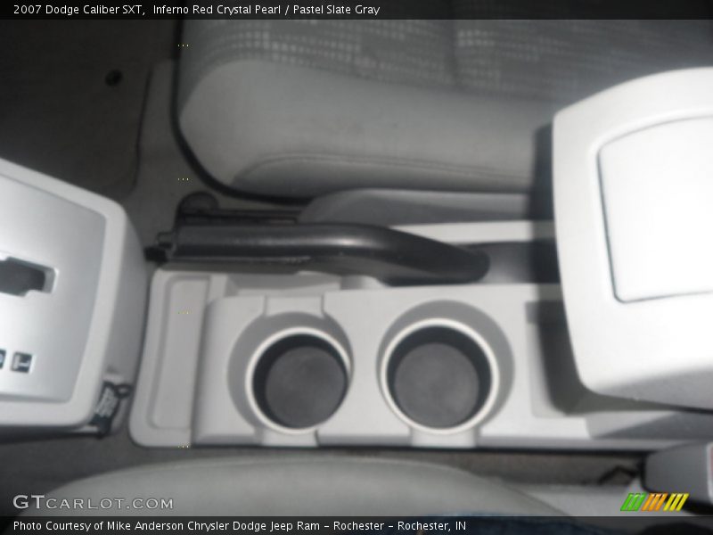 Inferno Red Crystal Pearl / Pastel Slate Gray 2007 Dodge Caliber SXT