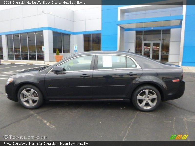 Black Granite Metallic / Ebony 2011 Chevrolet Malibu LT