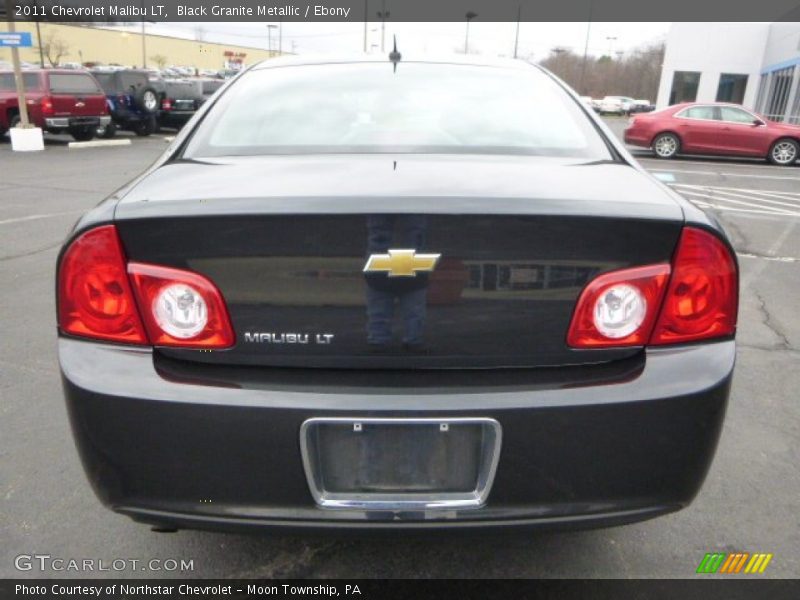 Black Granite Metallic / Ebony 2011 Chevrolet Malibu LT