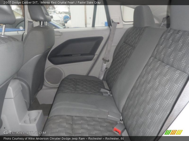 Inferno Red Crystal Pearl / Pastel Slate Gray 2007 Dodge Caliber SXT