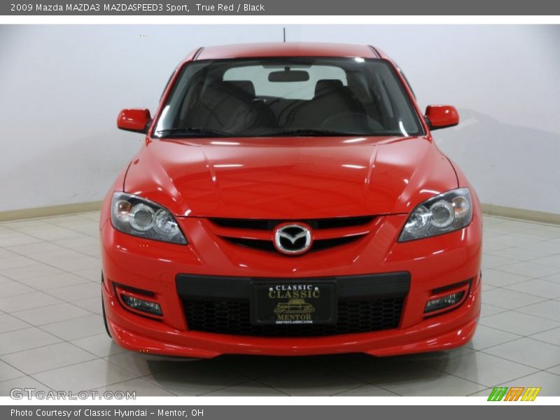 True Red / Black 2009 Mazda MAZDA3 MAZDASPEED3 Sport