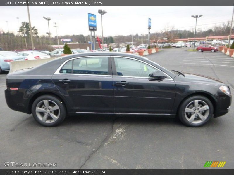 Black Granite Metallic / Ebony 2011 Chevrolet Malibu LT
