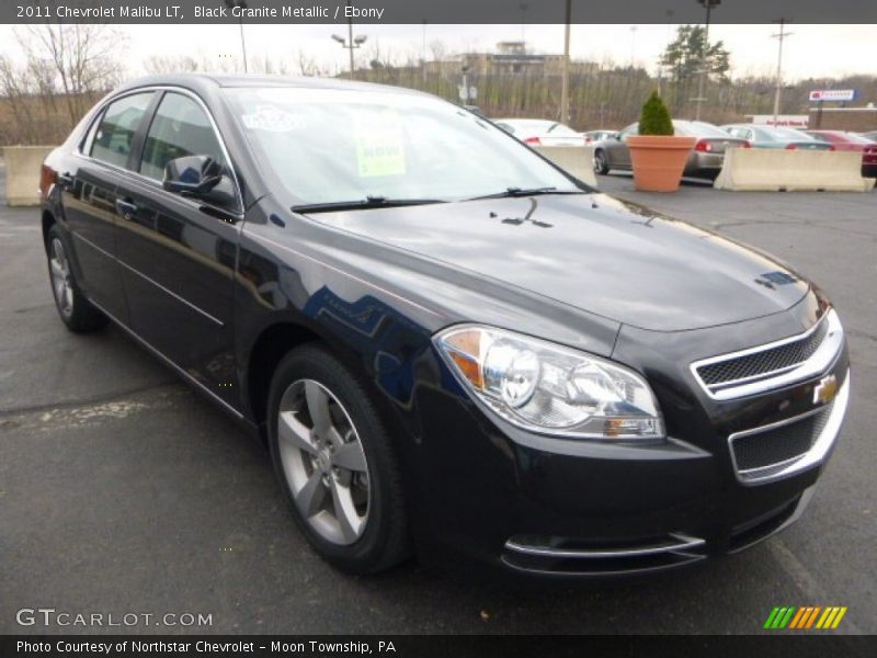 Black Granite Metallic / Ebony 2011 Chevrolet Malibu LT