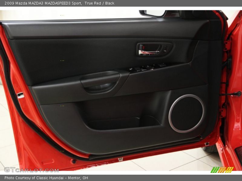 True Red / Black 2009 Mazda MAZDA3 MAZDASPEED3 Sport
