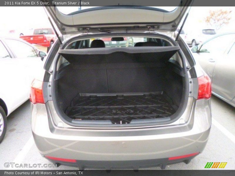 Titanium Silver / Black 2011 Kia Forte EX 5 Door