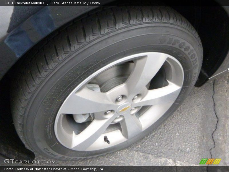 Black Granite Metallic / Ebony 2011 Chevrolet Malibu LT