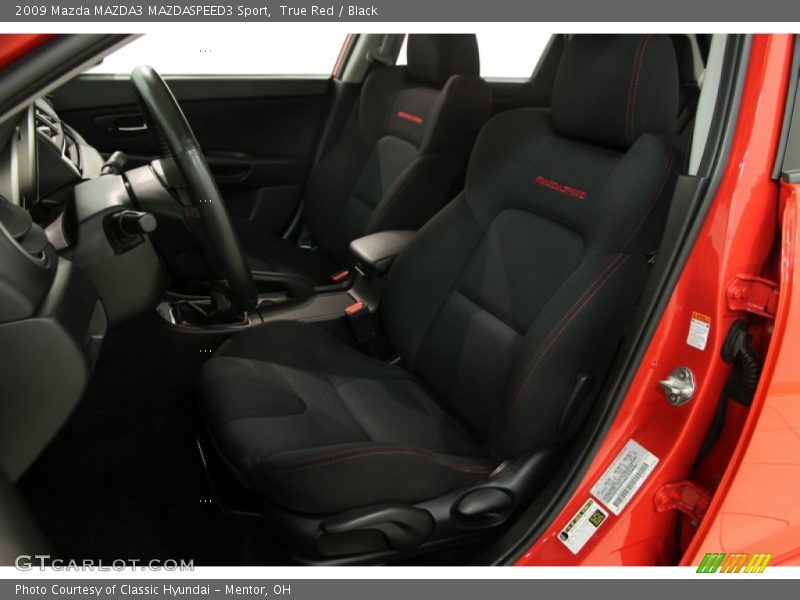 True Red / Black 2009 Mazda MAZDA3 MAZDASPEED3 Sport