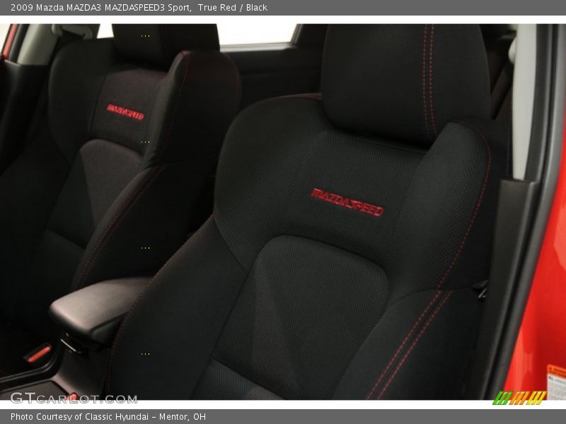 True Red / Black 2009 Mazda MAZDA3 MAZDASPEED3 Sport