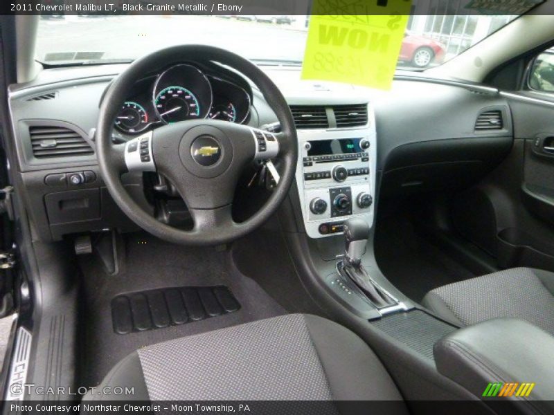 Black Granite Metallic / Ebony 2011 Chevrolet Malibu LT