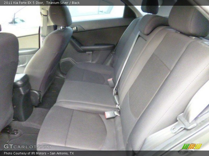 Titanium Silver / Black 2011 Kia Forte EX 5 Door