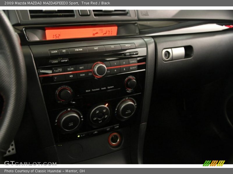 True Red / Black 2009 Mazda MAZDA3 MAZDASPEED3 Sport