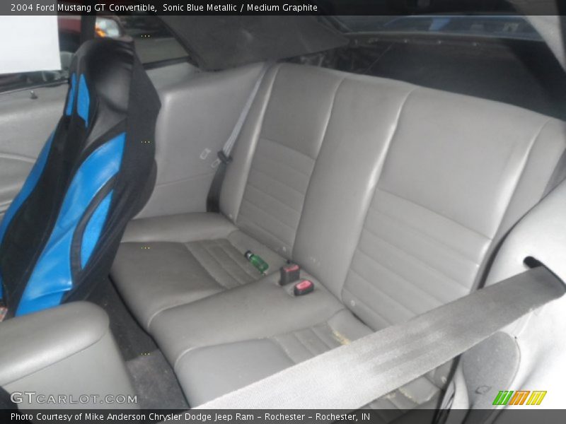 Sonic Blue Metallic / Medium Graphite 2004 Ford Mustang GT Convertible