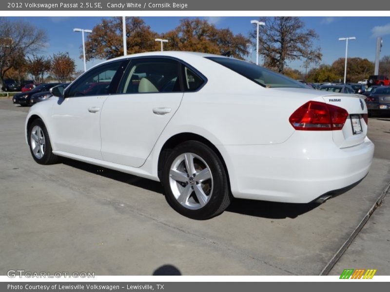 Candy White / Cornsilk Beige 2012 Volkswagen Passat 2.5L SE