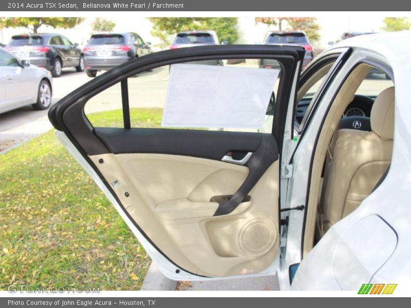 Bellanova White Pearl / Parchment 2014 Acura TSX Sedan