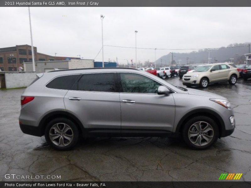 Iron Frost / Gray 2013 Hyundai Santa Fe GLS AWD