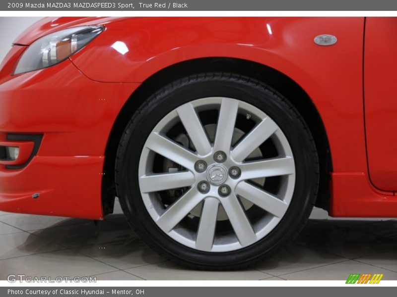 True Red / Black 2009 Mazda MAZDA3 MAZDASPEED3 Sport