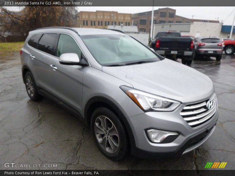 Iron Frost / Gray 2013 Hyundai Santa Fe GLS AWD