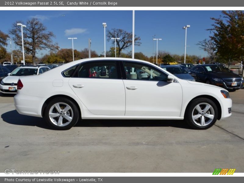 Candy White / Cornsilk Beige 2012 Volkswagen Passat 2.5L SE