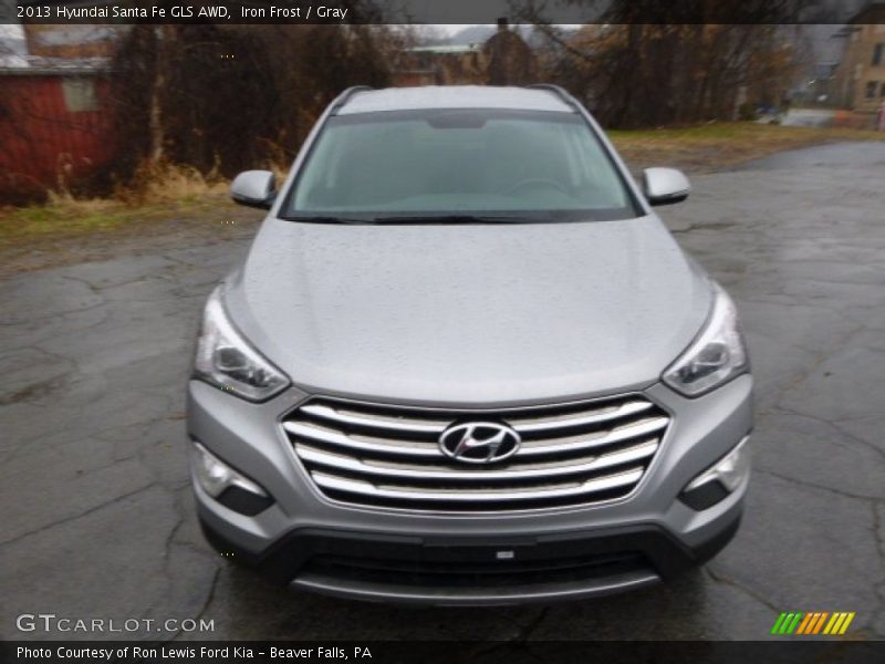 Iron Frost / Gray 2013 Hyundai Santa Fe GLS AWD