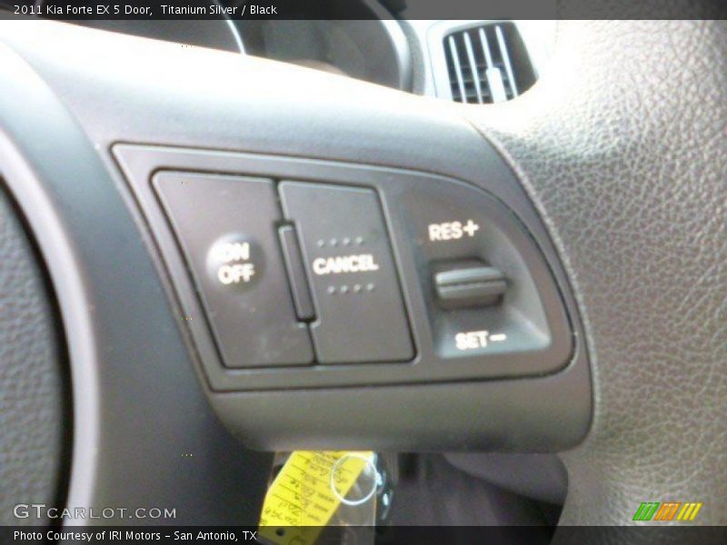 Titanium Silver / Black 2011 Kia Forte EX 5 Door