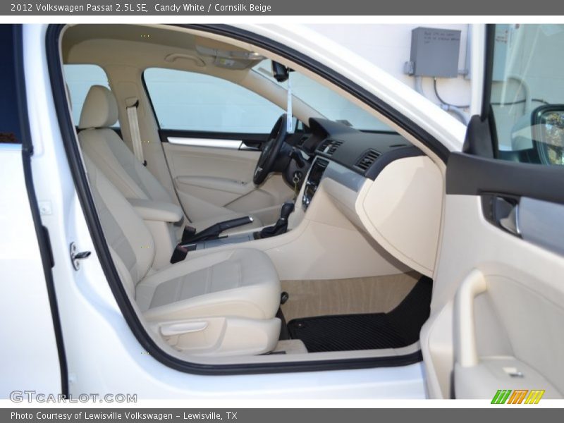 Candy White / Cornsilk Beige 2012 Volkswagen Passat 2.5L SE