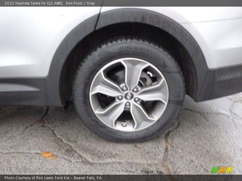 Iron Frost / Gray 2013 Hyundai Santa Fe GLS AWD