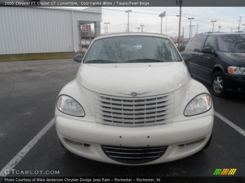 Cool Vanilla White / Taupe/Pearl Beige 2005 Chrysler PT Cruiser GT Convertible