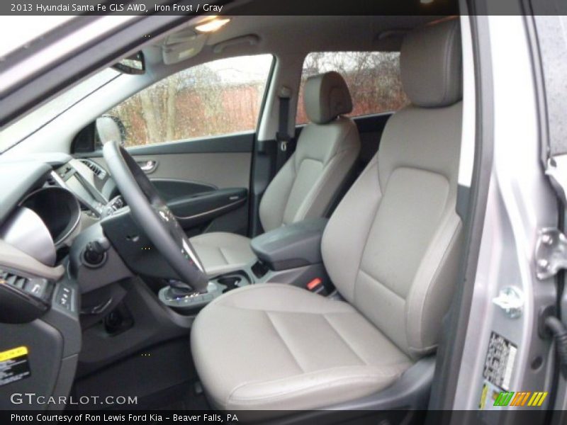 Iron Frost / Gray 2013 Hyundai Santa Fe GLS AWD