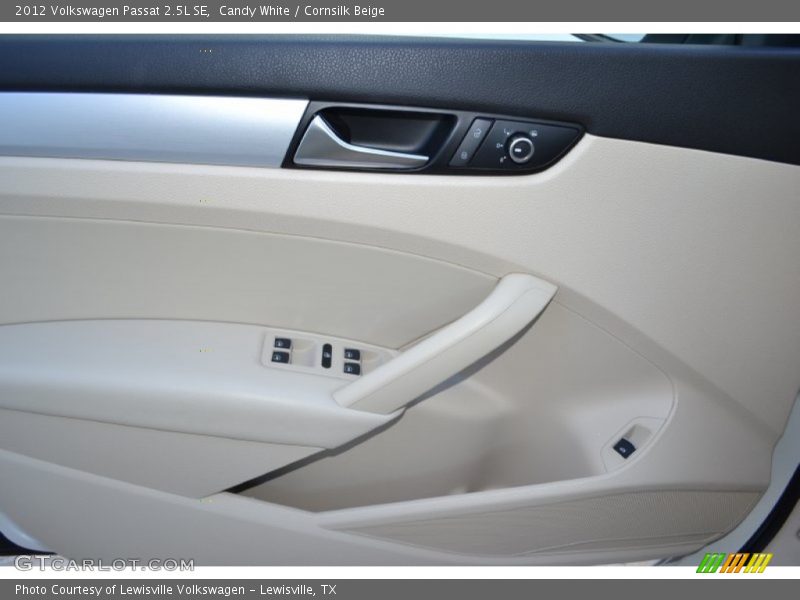 Candy White / Cornsilk Beige 2012 Volkswagen Passat 2.5L SE