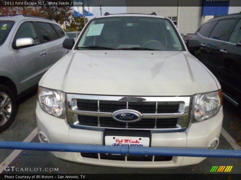 White Suede / Stone 2011 Ford Escape XLT