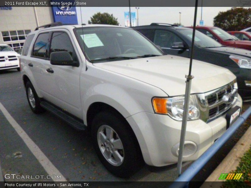 White Suede / Stone 2011 Ford Escape XLT